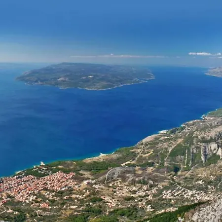Apartment In Mit Meerblick, Terrasse, Klimaanlage, W-lan 4492-3 Podgora