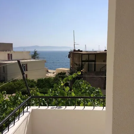 Apartment In Mit Meerblick, Terrasse, Klimaanlage, W-lan 4492-3 Podgora